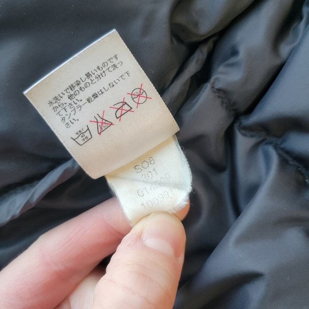 VTG The North Face 1996 Retro Nuptse Puffer Vest 700 Goose Down Black Womens SM - Picture 13 of 14